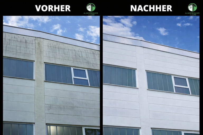 Algenwunder – Fassadenreinigung in Öhringen & Umgebung ALGENWUNDER-CLEAN_FASSADENREINIGUNG_ÖHRINGEN_VORHER_NACHER (1)